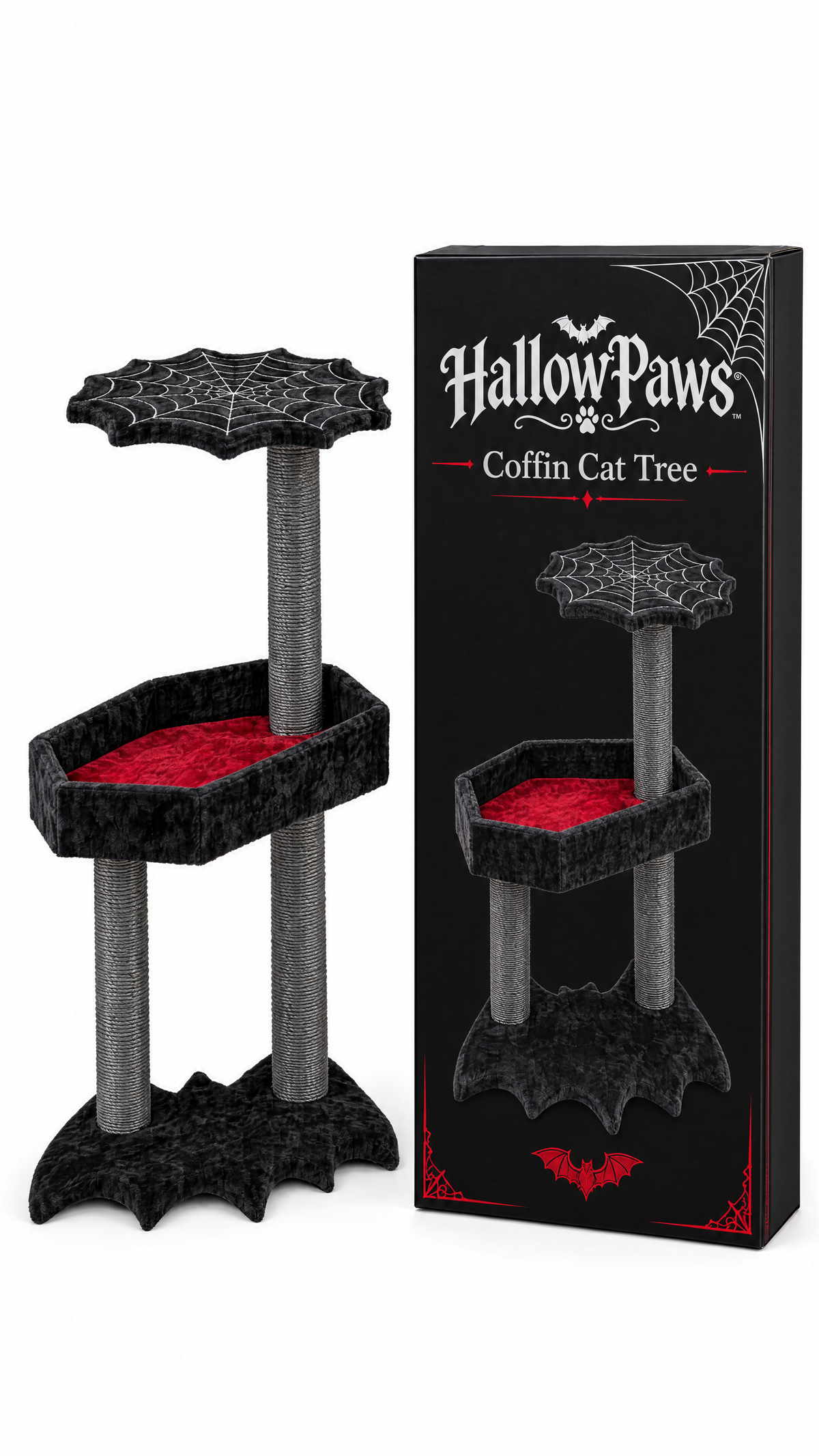 HallowPaws Coffin Cat Tree